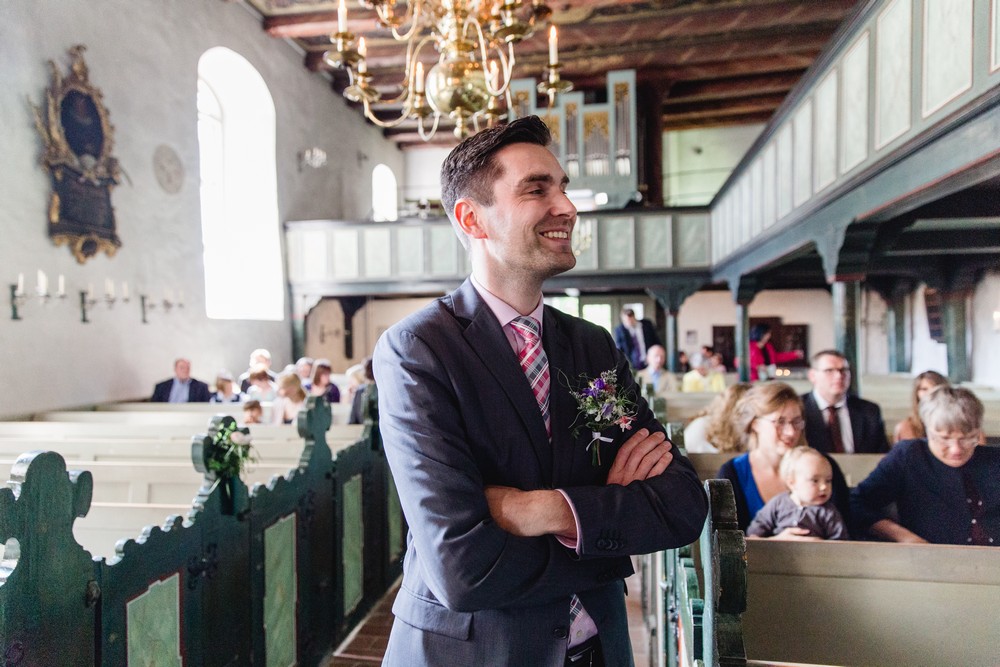 Als Hochzeitsfotograf wieder in der Bergstedter Kirche